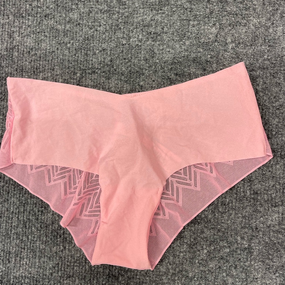 Victoria’s Secret Pink No Show Mesh Cheeky Panty Size XS